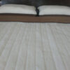 POŚCIEL Z WEŁNY KASZMIR LUX PASY + CAMEL CIEMNY 220X200 + MATERAC