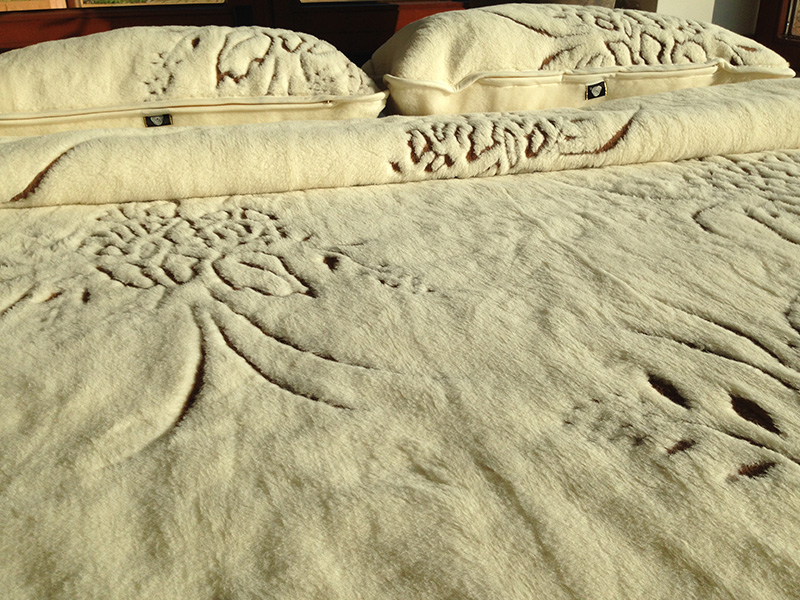 POŚCIEL Z WEŁNY KASZMIR TRAPPATONI LUX 160X200 + PODKŁAD