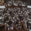 1 POŚCIEL Z WEŁNY CAMEL CIEMNY BROWN MEDIOLAN 140x200