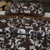 16 POŚCIEL Z WEŁNY CAMEL CIEMNY BROWN MEDIOLAN 140x200