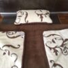 POŚCIEL Z WEŁNY KASZMIR SZLACHECKI + CAMEL CIEMNY 140X200