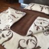 POŚCIEL Z WEŁNY KASZMIR SZLACHECKI + CAMEL CIEMNY 140X200