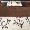 POŚCIEL Z WEŁNY KASZMIR SZLACHECKI + CAMEL CIEMNY 140X200