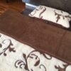 POŚCIEL Z WEŁNY KASZMIR SZLACHECKI + CAMEL CIEMNY 140X200