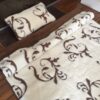 POŚCIEL Z WEŁNY KASZMIR SZLACHECKI + CAMEL CIEMNY 140X200