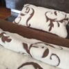 POŚCIEL Z WEŁNY KASZMIR SZLACHECKI + CAMEL CIEMNY 140X200
