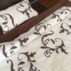 POŚCIEL Z WEŁNY KASZMIR SZLACHECKI + CAMEL CIEMNY 140X200