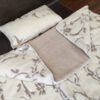 POŚCIEL Z WEŁNY KASZMIR SZLACHECKI + CAMEL JASNY 140X200