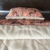 POŚCIEL Z WEŁNY WIELBŁĄDZIEJ CAMEL CAPPUCCINO KWIAT LOTOSU 140x200