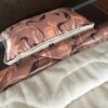 POŚCIEL Z WEŁNY WIELBŁĄDZIEJ CAMEL CAPPUCCINO KWIAT LOTOSU 140x200