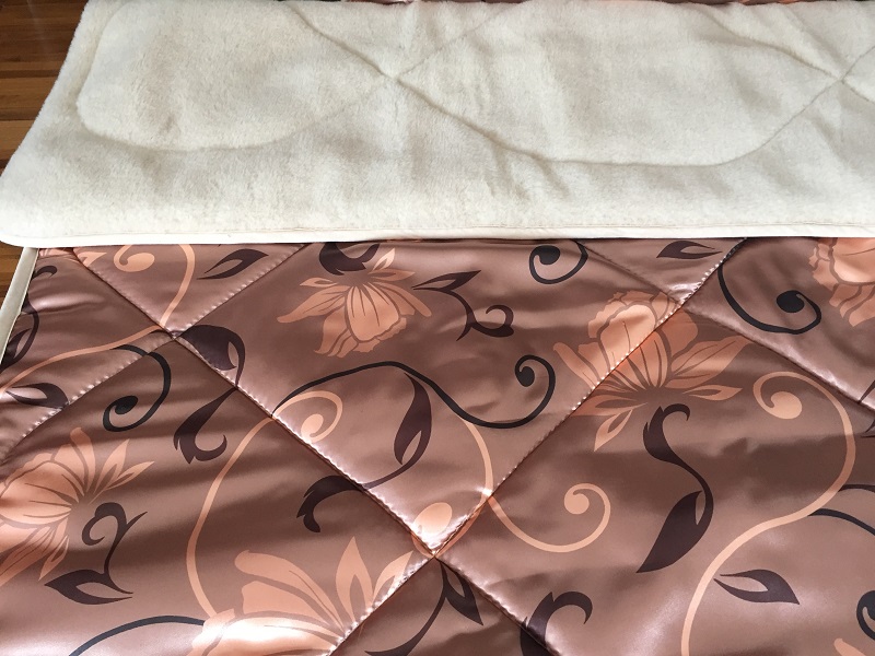 POŚCIEL Z WEŁNY WIELBŁĄDZIEJ CAMEL CAPPUCCINO KWIAT LOTOSU 140x200