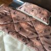 POŚCIEL Z WEŁNY WIELBŁĄDZIEJ CAMEL CAPPUCCINO KWIAT LOTOSU 140x200