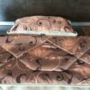 POŚCIEL Z WEŁNY WIELBŁĄDZIEJ CAMEL CAPPUCCINO KWIAT LOTOSU 140x200