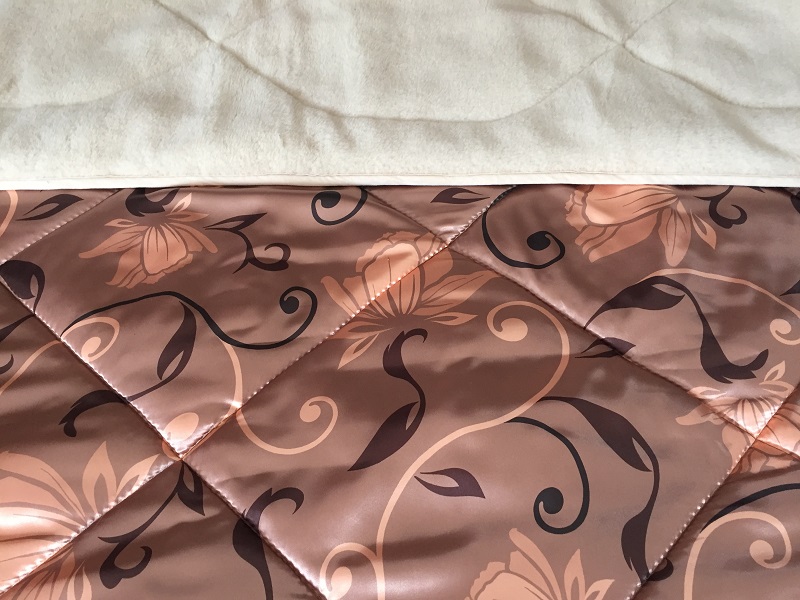 POŚCIEL Z WEŁNY WIELBŁĄDZIEJ CAMEL CAPPUCCINO KWIAT LOTOSU 140x200