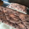 POŚCIEL Z WEŁNY WIELBŁĄDZIEJ CAMEL CAPPUCCINO KWIAT LOTOSU 140x200