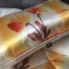 POŚCIEL Z WEŁNY MERYNOS TUMBLER POLNE KWIATY 140x200
