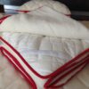 POŚCIEL Z WEŁNY KASZMIR CARO RED 140x200 + PODKŁAD