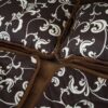 12 POŚCIEL Z WEŁNY CAMEL CIEMNY BROWN MEDIOLAN 160x200