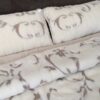10 POŚCIEL Z WEŁNY KASZMIR SZLACHECKI + CAMEL JASNY 180X200 + PODKŁAD