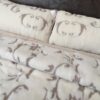 12 POŚCIEL Z WEŁNY KASZMIR SZLACHECKI + CAMEL JASNY 180X200 + PODKŁAD