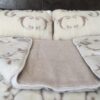 16 POŚCIEL Z WEŁNY KASZMIR SZLACHECKI + CAMEL JASNY 180X200 + PODKŁAD