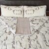 23 POŚCIEL Z WEŁNY KASZMIR SZLACHECKI + CAMEL JASNY 180X200 + PODKŁAD