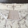 25 POŚCIEL Z WEŁNY KASZMIR SZLACHECKI + CAMEL JASNY 180X200 + PODKŁAD