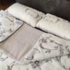26 POŚCIEL Z WEŁNY KASZMIR SZLACHECKI + CAMEL JASNY 180X200 + PODKŁAD