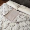 27 POŚCIEL Z WEŁNY KASZMIR SZLACHECKI + CAMEL JASNY 180X200 + PODKŁAD