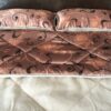 POŚCIEL Z WEŁNY WIELBŁĄDZIEJ CAMEL CAPPUCCINO KWIAT LOTOSU 160x200