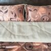 POŚCIEL Z WEŁNY WIELBŁĄDZIEJ CAMEL CAPPUCCINO KWIAT LOTOSU 160x200
