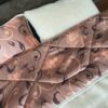 POŚCIEL Z WEŁNY WIELBŁĄDZIEJ CAMEL CAPPUCCINO KWIAT LOTOSU 160x200