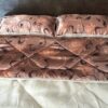 POŚCIEL Z WEŁNY WIELBŁĄDZIEJ CAMEL CAPPUCCINO KWIAT LOTOSU 160x200
