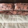 POŚCIEL Z WEŁNY WIELBŁĄDZIEJ CAMEL CAPPUCCINO KWIAT LOTOSU 160x200