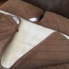 posciel-merynos-camel-ciemny-pasy-3 POŚCIEL Z WEŁNY CAMEL CIEMNY PASY + MERYNOS TUMBLER 160x200 + MATERAC