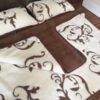 13 POŚCIEL Z WEŁNY KASZMIR SZLACHECKI + CAMEL CIEMNY 160X200 + PODKŁAD