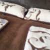15 POŚCIEL Z WEŁNY KASZMIR SZLACHECKI + CAMEL CIEMNY 160X200 + PODKŁAD