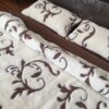 21 POŚCIEL Z WEŁNY KASZMIR SZLACHECKI + CAMEL CIEMNY 160X200 + PODKŁAD
