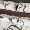 24 POŚCIEL Z WEŁNY KASZMIR SZLACHECKI + CAMEL CIEMNY 160X200 + PODKŁAD
