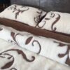 25 POŚCIEL Z WEŁNY KASZMIR SZLACHECKI + CAMEL CIEMNY 160X200 + PODKŁAD