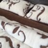 27 POŚCIEL Z WEŁNY KASZMIR SZLACHECKI + CAMEL CIEMNY 160X200 + PODKŁAD
