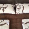 33 POŚCIEL Z WEŁNY KASZMIR SZLACHECKI + CAMEL CIEMNY 160X200 + PODKŁAD