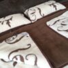 7 POŚCIEL Z WEŁNY KASZMIR SZLACHECKI + CAMEL CIEMNY 160X200 + PODKŁAD