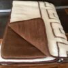 KOŁDRA Z WEŁNY CAMEL CIEMNY + MERYNOS TUMBLER GREKA 160x200