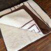 KOŁDRA Z WEŁNY CAMEL CIEMNY + MERYNOS TUMBLER GREKA 160x200