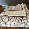 KOŁDRA WEŁNIANA KASZMIR GIRAFFE + KASZMIR CARO 240x200