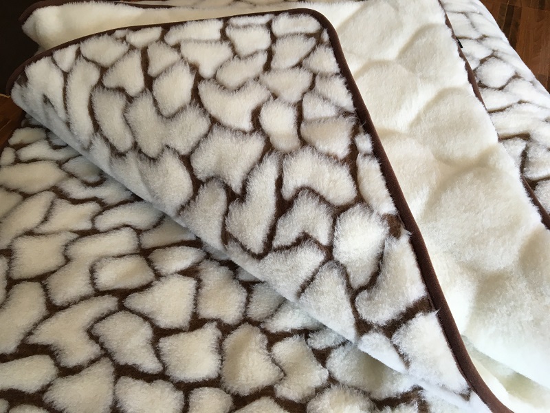 KOŁDRA WEŁNIANA KASZMIR GIRAFFE + KASZMIR CARO 240x200