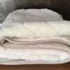 KOŁDRA Z WEŁNY CAMEL JASNY + KASZMIR CARO 180x200