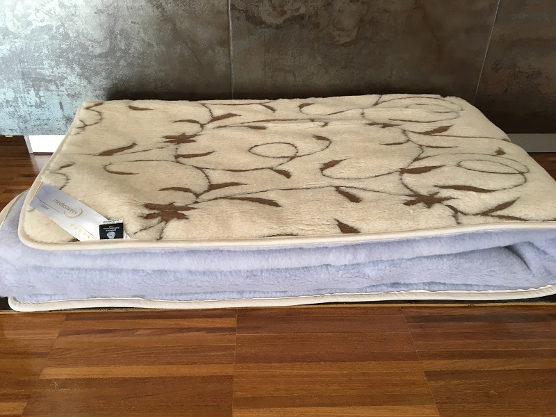 KOŁDRA Z WEŁNY ALPAKI ALPINA + CAMEL RAMPICANTI 140X200