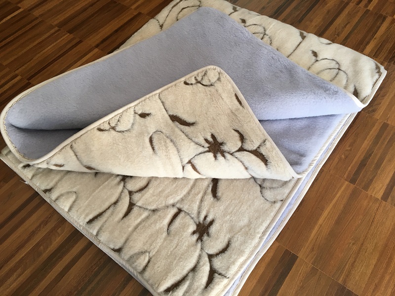 KOŁDRA Z WEŁNY ALPAKI ALPINA + CAMEL RAMPICANTI 140X200